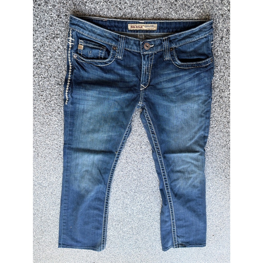Big Star The Legendary Blue Jeans Mens 30R Medium Wash Straight Leg Denim‎ Pant